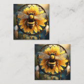 Sonnenblumenbäume, Quadratische Visitenkarte (Vorne/Hinten)