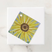 Sonnenblumenbegüterungstags Geschenkanhänger (Beispiel)