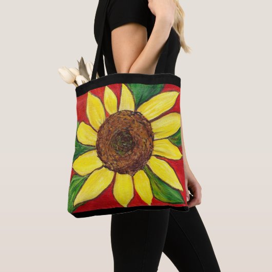 Sonnenblumenbeutel Tasche (Von Nahem)