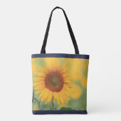 Sonnenblumenbeutel Tasche (Rückseite)