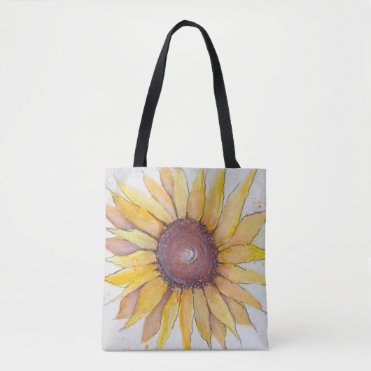 Sonnenblumenbeutel Tasche (Vorderseite)