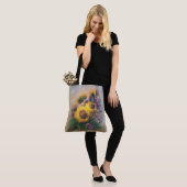 Sonnenblumenbeutel Tasche (Am Model)