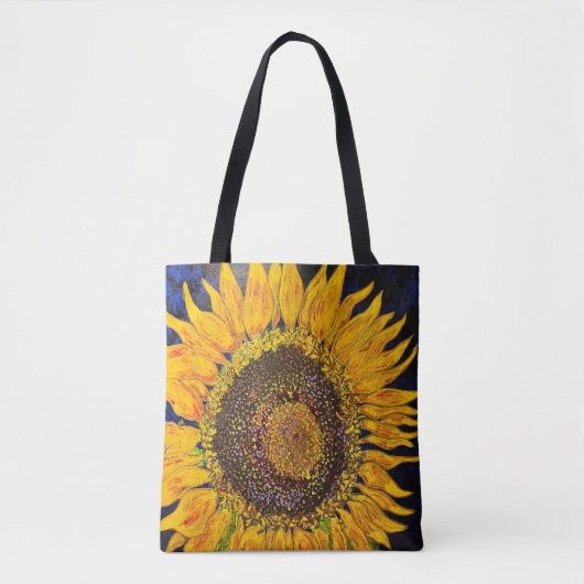 Sonnenblumenbeutel Tasche (Vorderseite)
