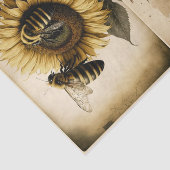 Sonnenblumenbienen Seidenpapier (Ausschnitt)