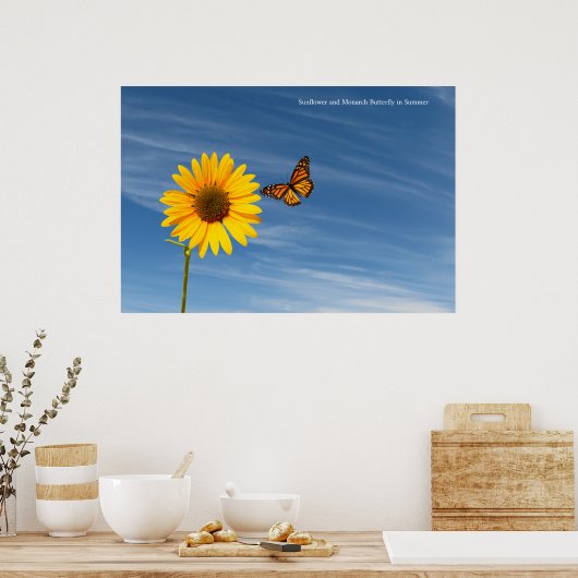 Sonnenblumenbild für Poster (Küche)