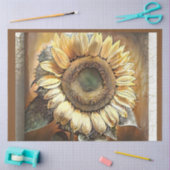 Sonnenblumenbild Moderne Kunst, Dichtung und Musik Seidenpapier (Basteln)