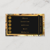 Sonnenblumenbild Moderne Kunst, Dichtung und Musik Visitenkarte (Rückseite)