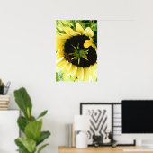 Sonnenblumenbild-Poster Poster (Heimbüro)