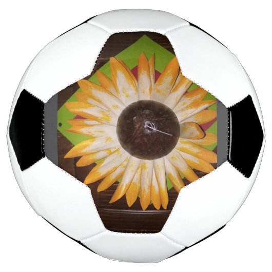 Sonnenblumenbildball Fußball (Gedreht)