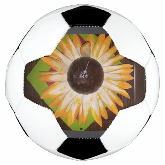 Sonnenblumenbildball Fußball (Vorderseite)