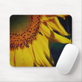 Sonnenblumenblätter Nah Mousepad (Mit Mouse)