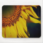 Sonnenblumenblätter Nah Mousepad (Vorne)