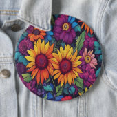Sonnenblumenblume #212 - button (Beispiel)