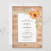 Sonnenblumenblume Einladung (Vorderseite)