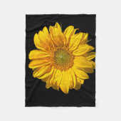 Sonnenblumenblume Fleecedecke (Vorderseite)
