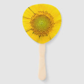 Sonnenblumenblume Fotografie Handfächer (Vorderseite)