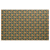 Sonnenblumenblume Polka-Punkte Textil Stoff (Yard (91,4 cm))