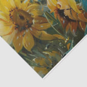 Sonnenblumenblume Seidenpapier (Ausschnitt)