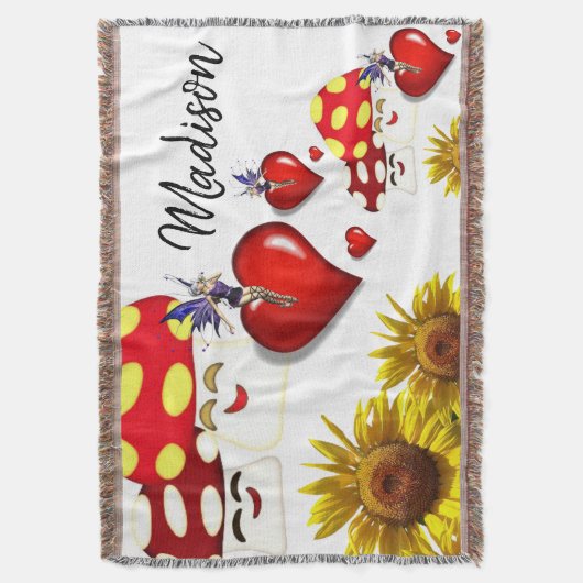 Sonnenblumenblumenblumenblanke Decke (Vorderseite Vertikal)