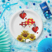 Sonnenblumenblumenmaus Pumpkin Paper Teller (Party)