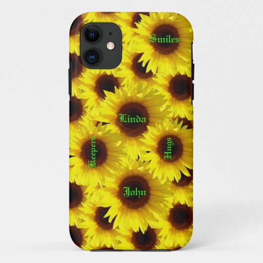 SonnenblumenBouquets Case-Mate iPhone Hülle (Rückseite)