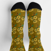 SonnenblumenBouquets Socken (Oben)