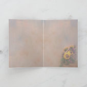 Sonnenblumenbrise Karte (Innenseite)