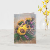 Sonnenblumenbrise Karte (Gelbe Blume)