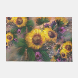 Sonnenblumenbrise von Jason Street Fußmatte