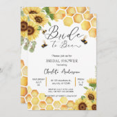 Sonnenblumenbrücke zu Rustikaler Hochzeit Einladung (Vorne/Hinten)