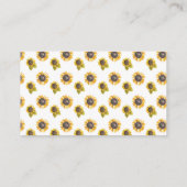 Sonnenblumenbücher für Baby Begleitkarte (Rückseite)