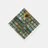 Sonnenblumenbücher Papier Napkins Serviette