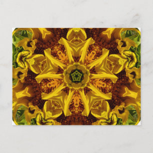 SonnenblumenCollage - Postkarte