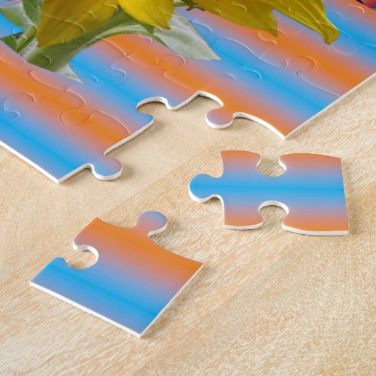 Sonnenblumendekor Jigsaw Puzzle (Seite)
