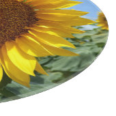 Sonnenblumendekoration Glas-Koppel-Board Schneidebrett (Ecke)