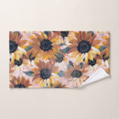 Sonnenblumendesign Badhandtuch Set (Handtuch)