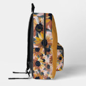 Sonnenblumendesign Bedruckter Rucksack (Links)