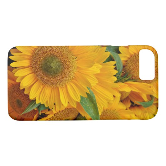 Sonnenblumendesign Case-Mate iPhone Hülle (Rückseite (Horizontal))