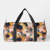 Sonnenblumendesign Duffle Bag (Rückseite)