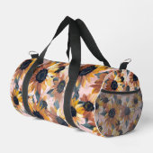 Sonnenblumendesign Duffle Bag (Rechte Ecke)