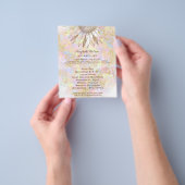 Sonnenblumendesign Flyer (Gruppe)