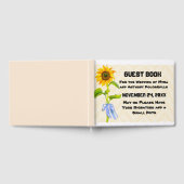 Sonnenblumendesign Gästebuch (Voll)