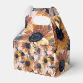 Sonnenblumendesign Geschenkschachtel (Rückseite)