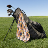 Sonnenblumendesign Golfhandtuch (Gras)