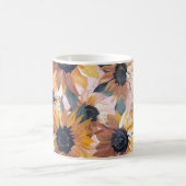 Sonnenblumendesign Kaffeetasse (Mittel)