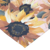 Sonnenblumendesign Kurzer Tischläufer (Ecke)