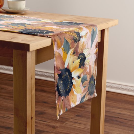 Sonnenblumendesign Kurzer Tischläufer (Beispiel)
