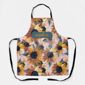 Sonnenblumendesign Schürze (Vorderseite)