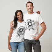 Sonnenblumendesign T-Shirt (Unisex)
