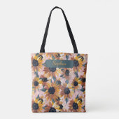 Sonnenblumendesign Tasche (Rückseite)
